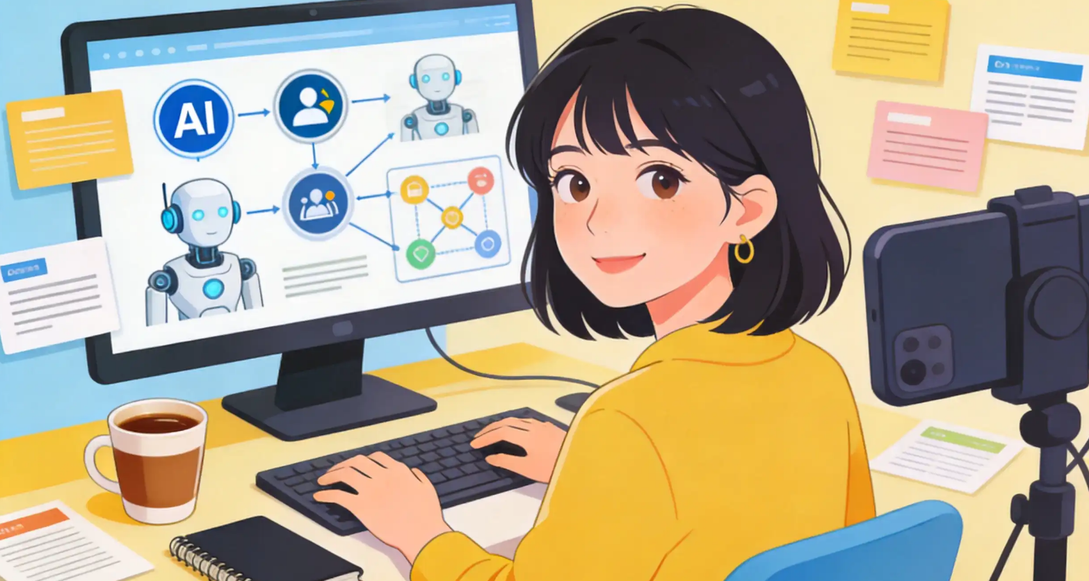 新手做内容：5个AI智能体策略，省时62%以上