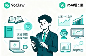 96Claw 实操课程赋能,96AI 增长圈专为山东中小企业家打造轻量化数字转型方案