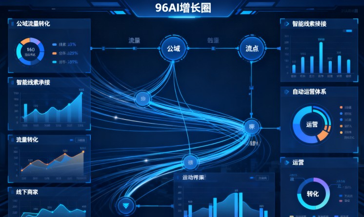 线下商家公域流量转化困难，加入 96AI 增长圈，搭建智能线索承接与自动运营体系