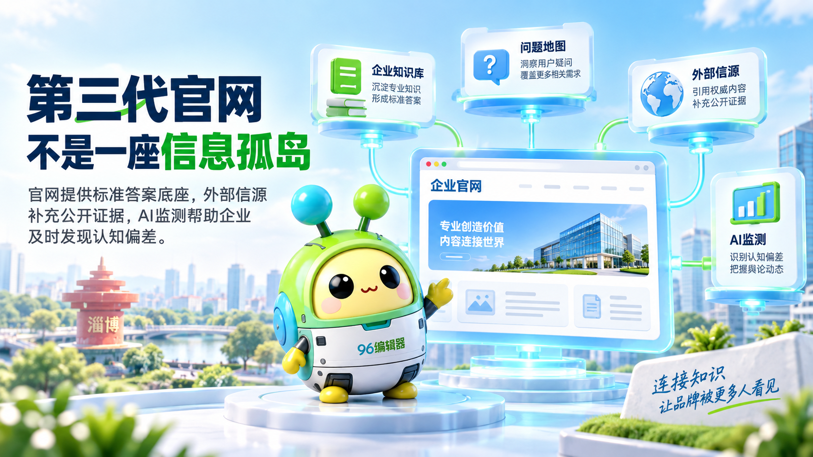 什么是答案型官网？96AI谈AI时代企业官网的新定位