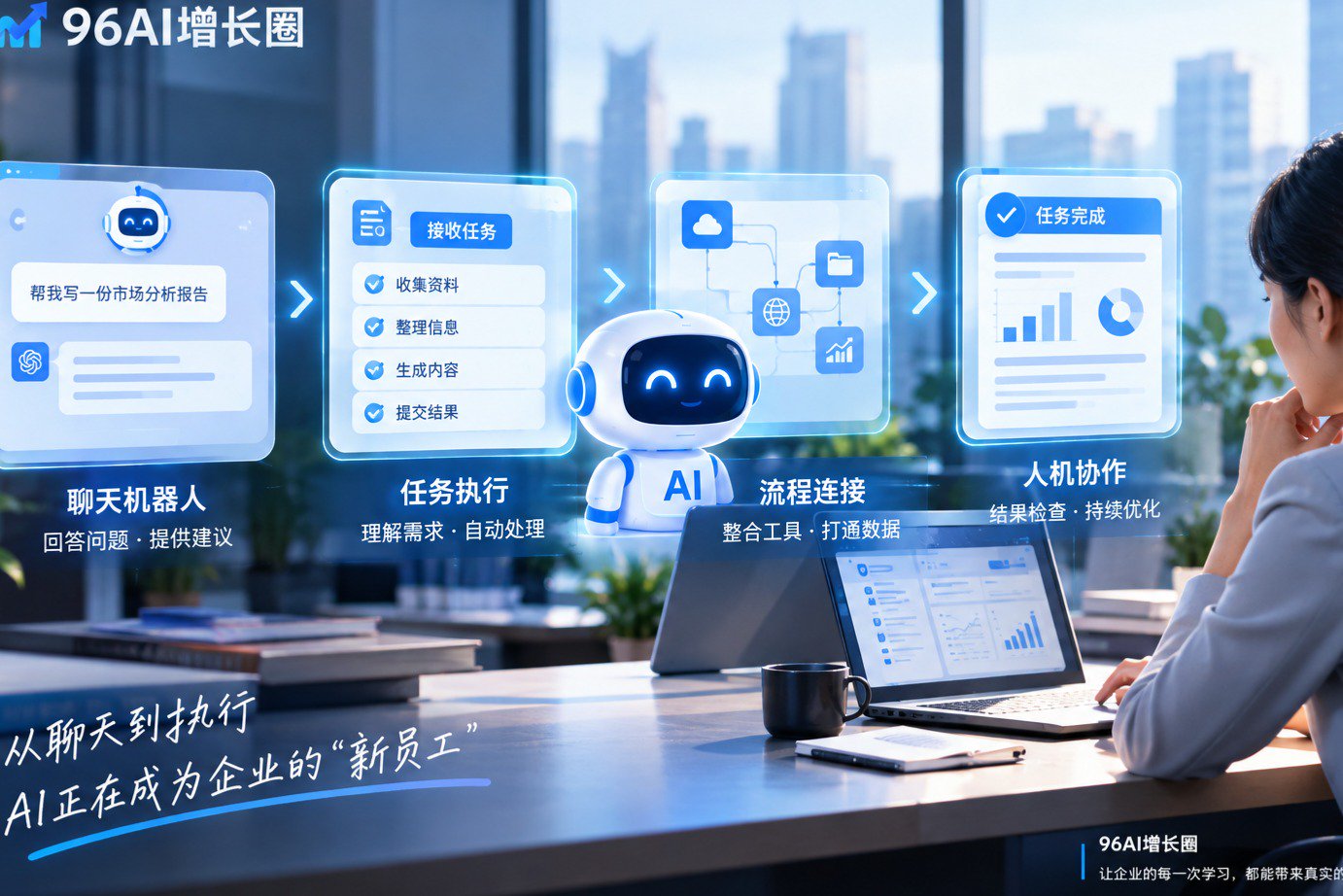 从聊天机器人到AI员工，企业使用AI正在发生一次变化