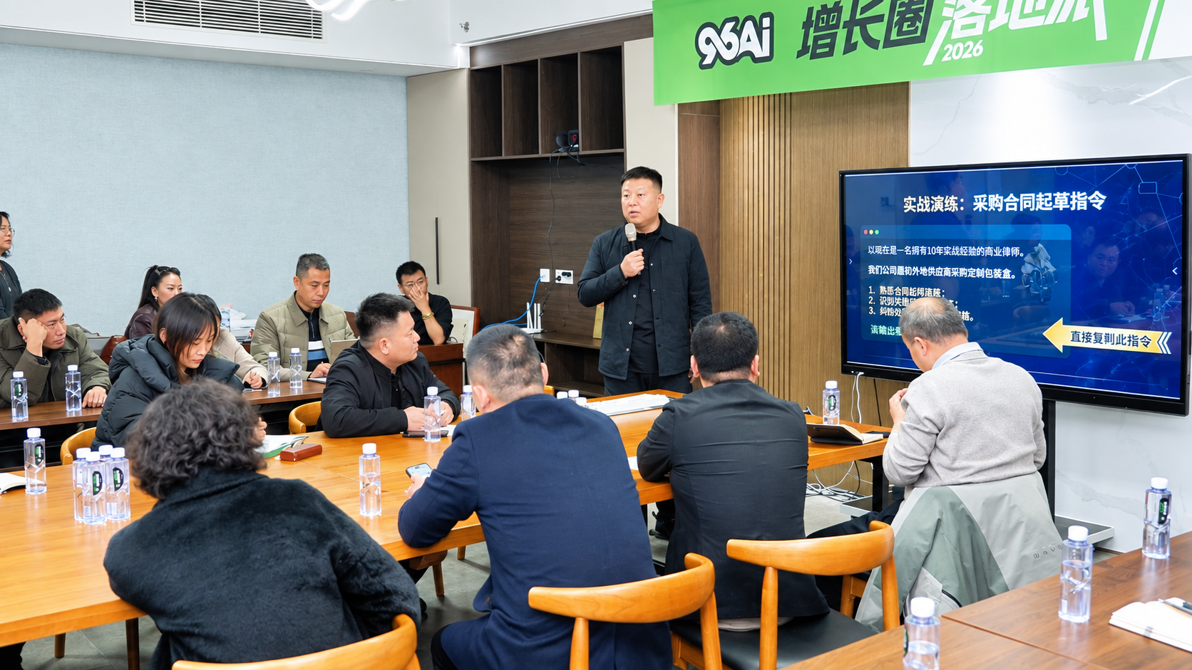 淄博本地企业培训96AI增长圈课堂