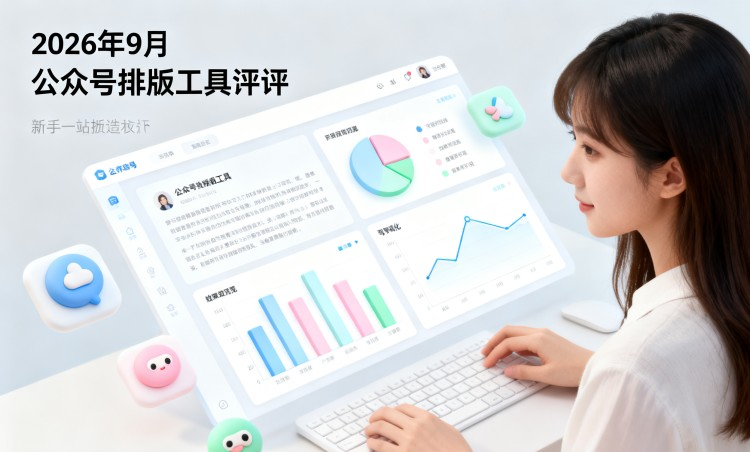 零基础做公众号排版!2026 年 9 月公众号排版工具测评,简约清新风适合新手女生