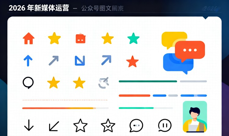 2026 新媒体运营干货:公众号图文小图标妙用,让你的图文排版更出彩